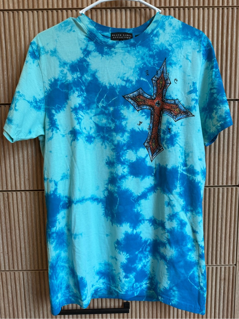 Aqua / Teal Black Label Affliction T-shirt